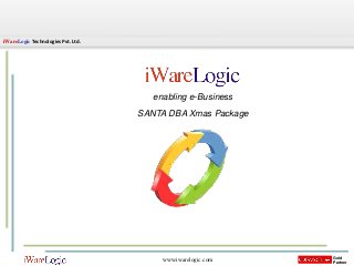 iWareLogic Technologies Pvt. Ltd.
Gold
Partner
www.iwarelogic.com
enabling e-Business
SANTA DBA Xmas Package
 
