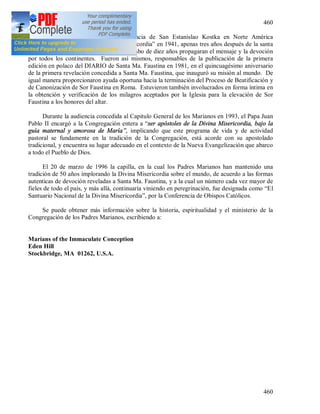 Santa maría faustina kowalska