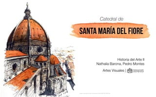 Catedral de
Imagen recuperada de: https://www.pinterest.cl/pin/200973202104955534/
Historia del Arte II
Nathalia Barona, Pedro Montes
Artes Visuales |
 