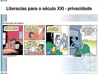 Literacias para o século XXI - privacidade
 