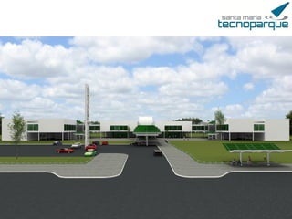 Negócio
Ser agente promotor do
desenvolvimento regional sustentável,
atuando como interface entre as Empresas,
as Instituições Científicas e Tecnológicas e o
Poder Público, fomentando o
empreendedorismo e a retenção do capital
humano na região, promovendo o
desenvolvimento científico, tecnológico e a
inovação

Santa Maria – 2013 – Santa Maria Tecnoparque

 