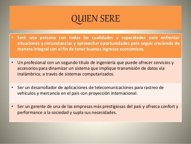 Proyecto de vida