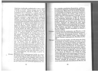 imprensa moderada, combatendo o erro e enal-
tecendo a virtude". Nesse mesmo ano de 1921
a 16 de fevereiro, falecia em Maceió um do~
f~dadores de O Semeador, o cônego Franklin
Lima. E no ano seguinte, o de 1922, a 12 de mar-
ço? re~pareceria esse último periódico, com pu-
bhcaçao semanal, o qual após breve ausência
v?l~o~ a circula:, ~o dia 16 de maio de 1923:
d1ngido P?r Antonio Valente, na época cônego,
e secretanadopelopadreJoão GuimarãesLessa
estampando o número inicial dessa nova fase'
o. retrato de D. Santino Coutinho, novo Arce~
bispo de Alagoas, sendo impresso em depen-
dência da Igreja de Nossa Senhora do Rosário
A 12 de janeiro de 1933, após período de afas~
tatamento da arenajornalística, reapareceu em
nova fase, sob a direção do cônego Fernando
Lyr8: a .administração do cônego João Lessa.
Em Janeiro de 1936, no corpo redatorial de O
Semeador ingressaria os então padres Adel-
mo Machado, Luís Medeiros Netto e Teófanes
de Barros, bem como o dr. Olavo de Campos
e _o na época acadêmico de Direito, José Petro-
nilo de Santa Cruz. Já retirado da circula-
ção, a 28 de dezembro de 1968 D. Adelmo Ma-
c?ado, Arcebispo Metropolitano, nomeou oentão
con.ego Fernando Iório como seuDiretor-Geral, e
mais o padre Salomão de Almeida Barros Lima
o .cône~o Teófanes Barros, como membros d~
D1retona daquele jornal, que iriavoltar a circu-
lar, semanalmente, em nova fase, a partir de
agosto de 1969.
02 mar.- Quarenta anos do falecimento, no Rio de Janei-
ro, a 20 de março de 1952, de Américo Melo. Na-
tur~l de São Miguel dos Campos, onde nascera
a 1- de novembro de 1876, Américo Otaviano
da Costa Melo foi deputado estadual de Alagoas
na 12ª(1913-14) e 15ª(1919-20) legislaturas. Da-
32
do a estudos econômicos-financeiros, publicou,
naimprensa alagoana,inúmeros trabalhos acer-
ca do assunto. Sócio efetivo do Instituto Históri-
co e Geográfico de Alagoas, pertenceu também à
Academia Alagoana de Letras, onde ocupou a
cadeira que tem como patrono oVisconde de Si-
nimbu, sobre o qual teve o ensejo de escrever
a sua biografia, publicada no Rio de Janeiro,
debaixo do títuloVisconde de Sinimbu. Deixou
ainda publicado um livro de versos-Nuvens de
inverno, impresso em Maceió em 1947, além
deoutrostrabalhos,comoimpostoterritorial(Ma-
ceió, 1919) e A lavoura nacional (Rio de Janeiro,
1922).Inéditos, nos legou: O mistério do petró-
l~o em Alagoas; Ensino secundário no Brasil e
Ultimos sonhos.
03 mar.- Oitenta anos do surgimento, em Maceió, a 3 de
março de 1913,do quinzenárioliterário e noticio-
so O Velocínio, de pequeno formato. Tinha co-
mo redator-chefe Octavio Viana, como redator,
Agenor Dantas e como gerente, Ezechias da Ro-
cha.
'onmar.- Oitenta anos da criação, em 6 de março de 1913,
daparóquia de Santo Antonio, da então, vila de
Sertãozinho, depois MajorIzidoro, povoaçãofun-
dada por Izidoro Rodrigues da Rocha. Desmem-
brada da freguesia de Santana do Ipanema, a 8
dejunho ocorreu a posse de seu primeiro vigário.
- Cinqüentenário da inauguração, em 6 de março
de 1943, da rodovia asfaltada, ligando as duas
bases aéreas de Maceió, a do Vergel do Lago,
construída, pelos norte-americanos durante a 2ª
Guerra Mundial, para aviões anfíbios, e a do Ta-
buleiro do Pinto. A primeira estrada do Jacutin-
ga (Farol) ao Tabuleiro do Pinto, na época deno-
minada "estrada de automóvel", que começou
a ser construída pela Intendência de Maceió, em
33
 