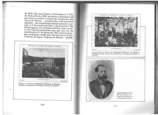 de 1883. Seis anos depois, a Resolução nº 1.078,
de 26 dejulho de 1889, autorizou o presidente da
P,rovíncia a auxiliar a criação da Companhia das
Ãguas de Maceió, - incorporada a 9 de setembro
seguinte - em substituição àquele primitivo ser-
viço. A 1º de outubro de 1941, oDecreto-lei nº 28,
desapropriou, por utilidade pública, todo o acer-
vo da referida companhia que, por sua vez, foi
substituída a 27 de agosto de 1945, através do ór-
gão autárquiço criado pelo Decreto-Lei n2 3.041,
o Serviço de Agua e Esgotos de Maceió - SAEM.
COMPANHIA PlLAREN.SE ·oe ,.IAC'ÃO E TEC:IOOS
AL.AOÔAS
Fábrica de tecidos da Companhia Pilarense de Fiação e
Tecidos, cm fotografia do princípio do século, de Folgueira.
176
COMPANHIA r>lLAIU!NSe DI! l"IACÃO e Tl!CIOOS
U me Vlst• lntern•
PILAR AL.AQÓAS
Vista interna da fábrica da Companhia Pilarense de Fiaç~o e
Tecidos, também do início do século atual, da mesma precedência da
anterior.
Guido Duarte (Cuido
Martins Duarte), cm
foLogralia datada de 31
de dezembro de 1884.
177
 
