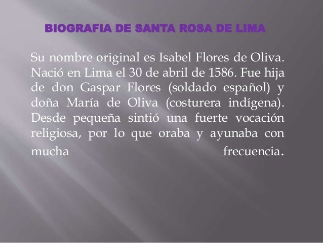 Santa rosa de Lima