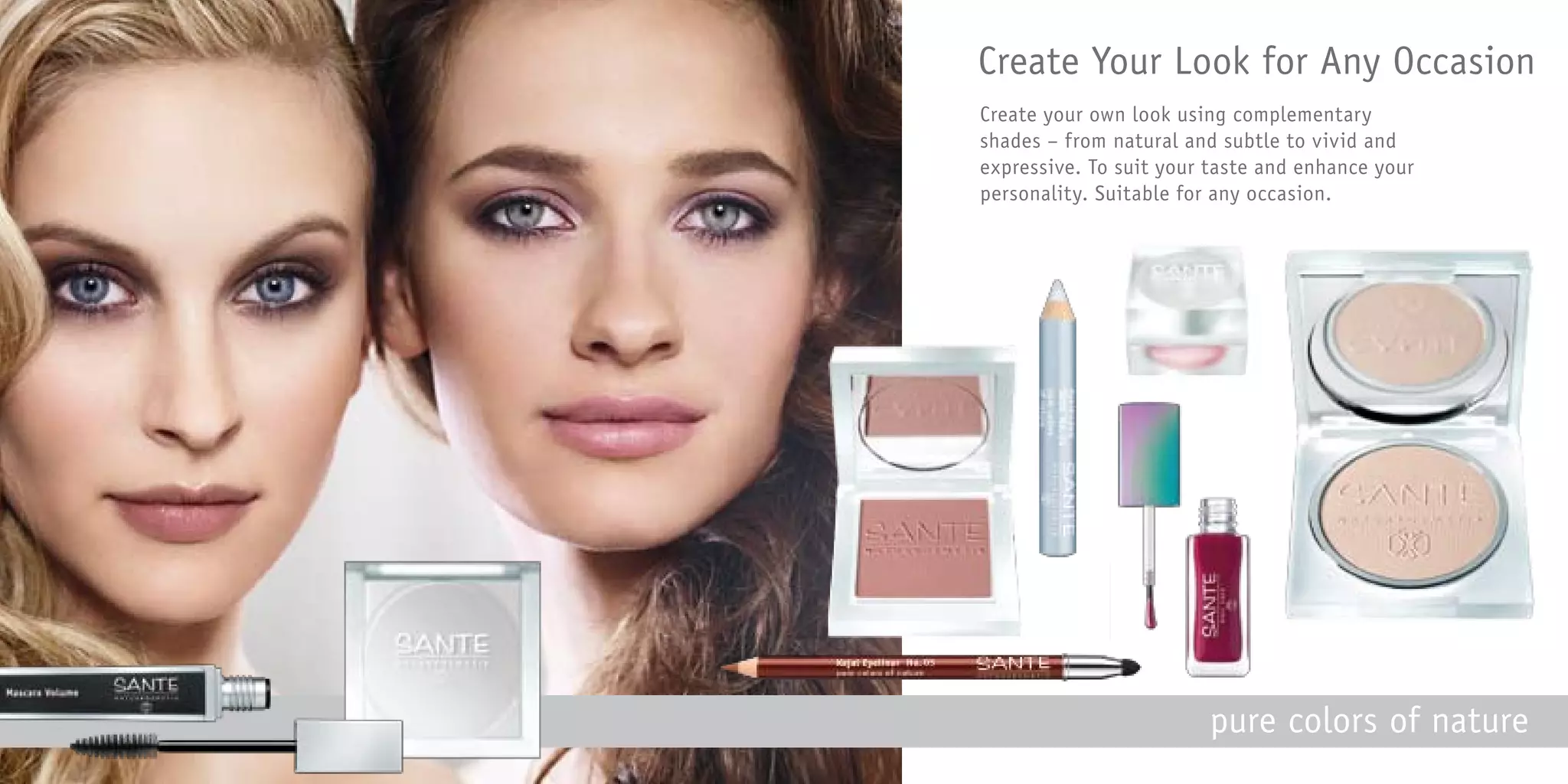 Sante Organic Cosmetics Brochure