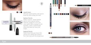 Sante Organic Cosmetics Brochure