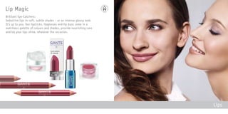 Sante Organic Cosmetics Brochure