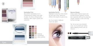 Sante Organic Cosmetics Brochure