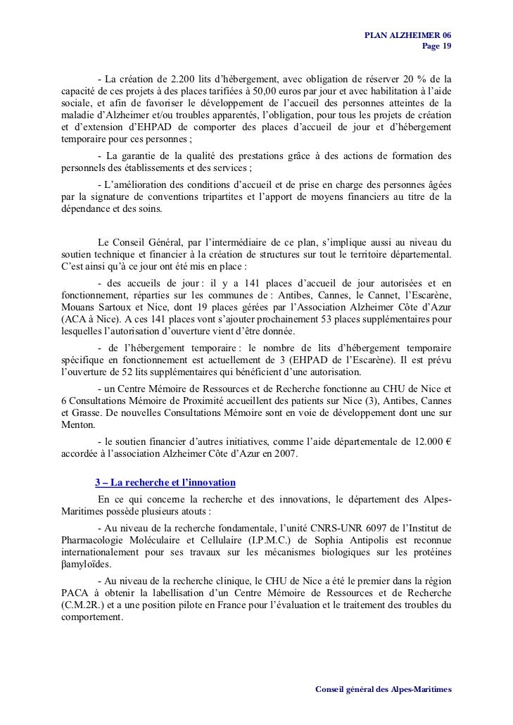 Cahier Des Charges Accueil De Jour Alzheimer