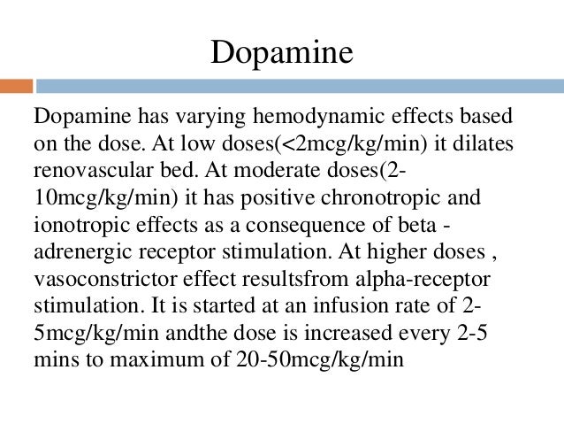 COMPARISON OF DOPAMINE AND NORADRENALINE IN SHOCK TREATMENT