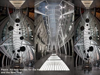 Peace. All best wishes for the Holidays and the New Year 