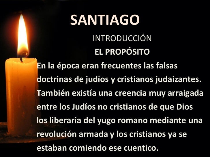 Enseñanza sobre la Carta de Santiago