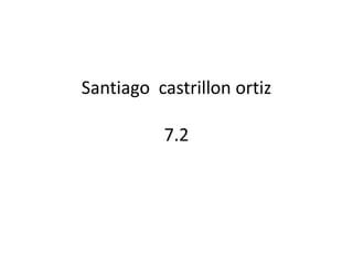 Santiago castrillon ortiz
7.2
 