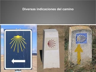Diversas indicaciones del camino 