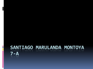 SANTIAGO MARULANDA MONTOYA
7-A
 