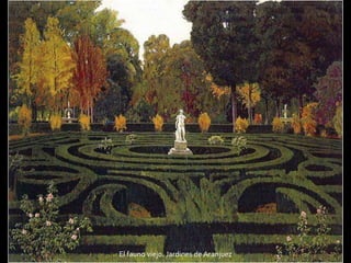 El fauno viejo. Jardines de Aranjuez
 