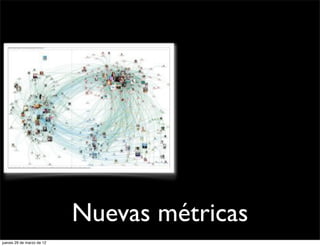Nuevas métricas
jueves 29 de marzo de 12
 