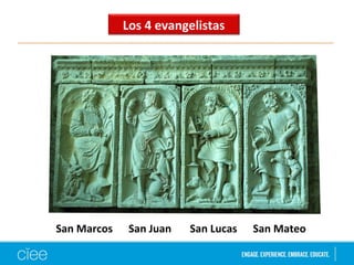 Los 4 evangelistas
San Marcos San Juan San Lucas San Mateo
 