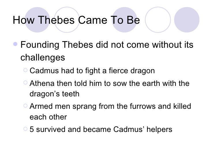 The royal house of thebes analysis image