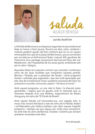 Programació Festes Sant Jaume 2016 