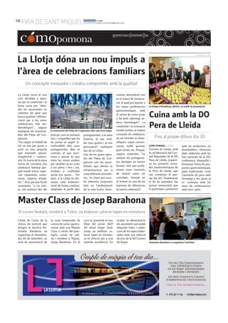 08
FIRA DE SANTMIQUEL BONDIA
DIJOUS, 26 DE SETEMBRE DEL 2013
 