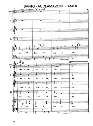 Santo - gen verde - e' bello lodarti