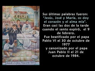 Jesus Expiro Santo Hermano Miguel | PPS