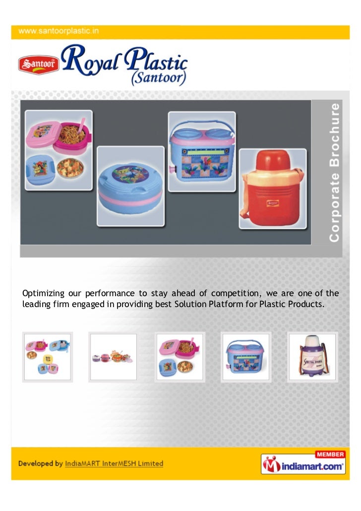 Royal Plastics (Santoor), New Delhi, Plastic Household Products