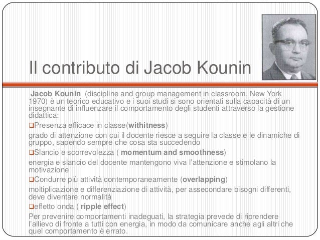 Modelli Di Gestione Della Classe Kounin Glasser Jones