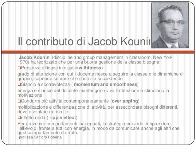 Modelli Di Gestione Della Classe Kounin Glasser Jones
