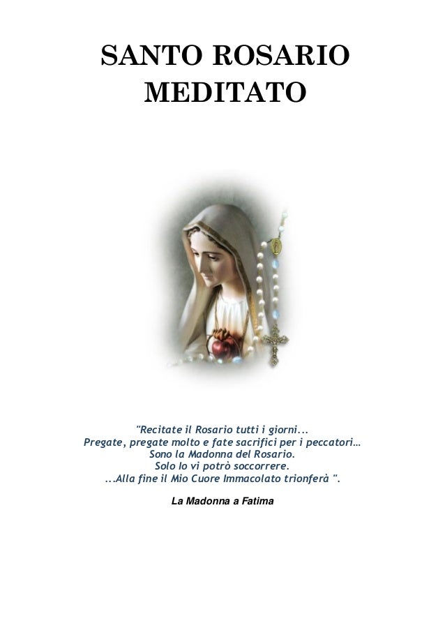 Santo Rosario Meditato