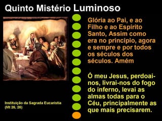 Santo rosário tradicional