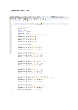 3. Operator aritmatika 10.1
 