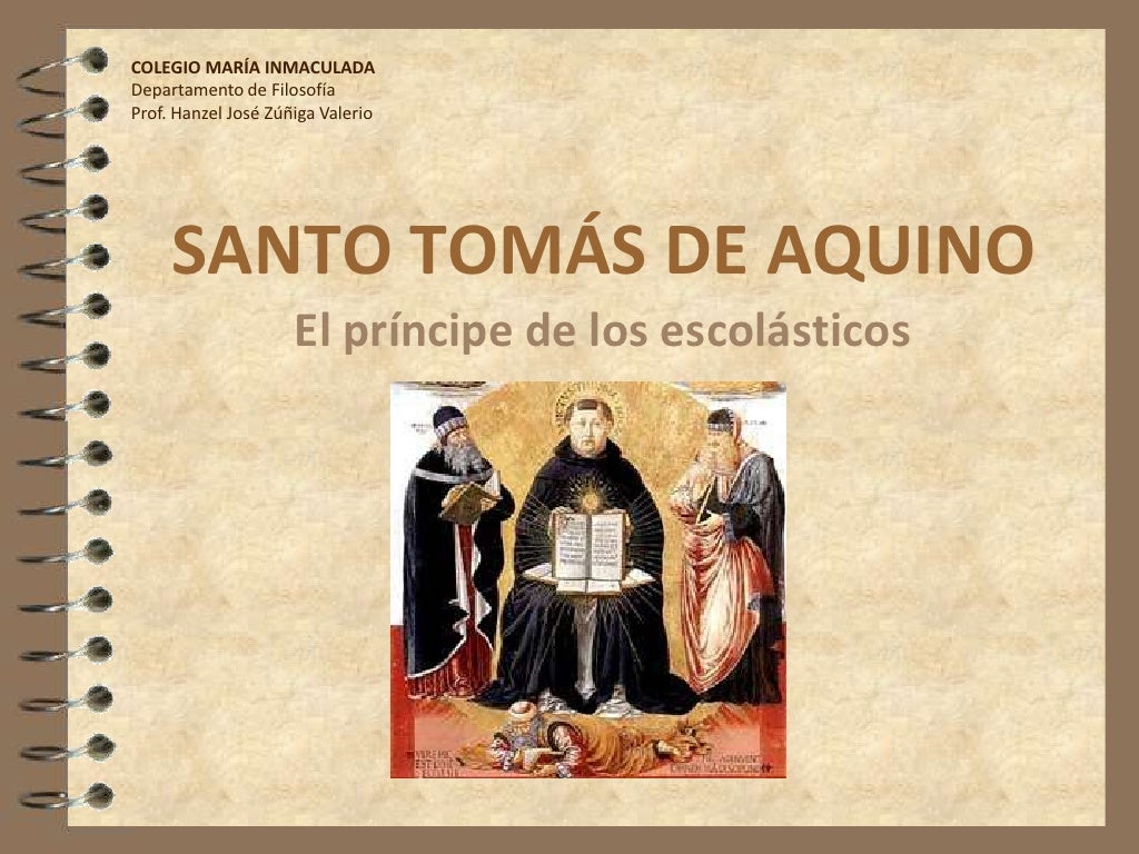 Santo Tomás de Aquino Santo Tomás de Aquino