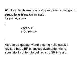 passaggio di parametri nello stack V1.0 | PPT