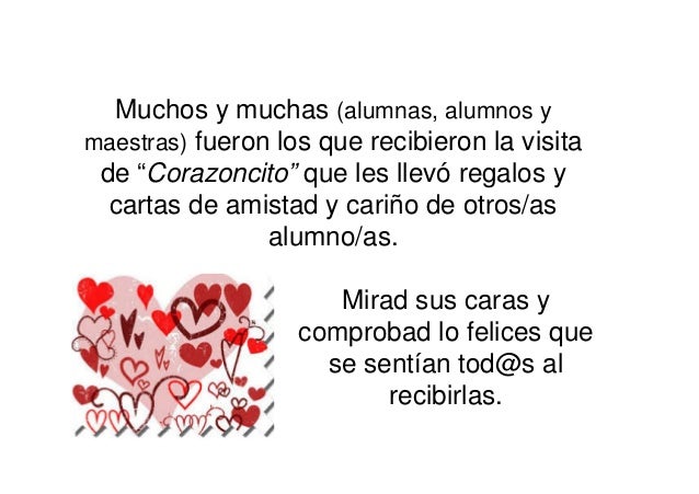 Carta De San Valentin A Mi Maestra