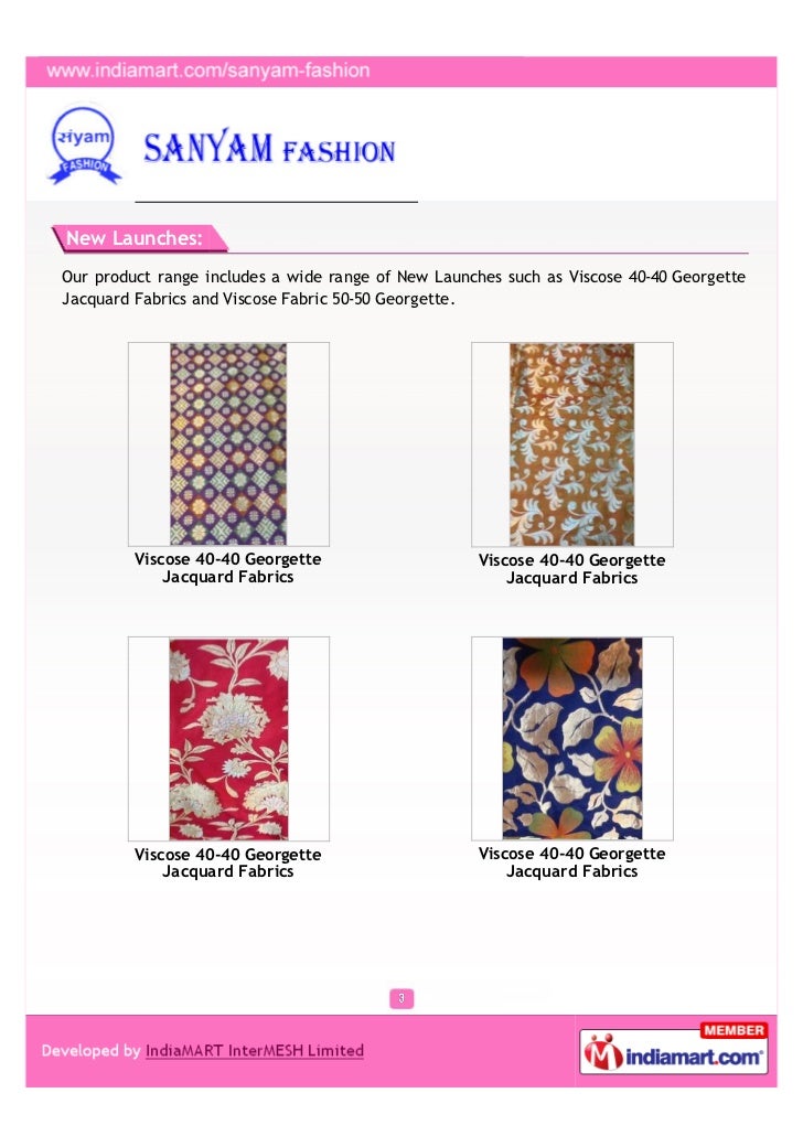 Sanyam Fashion, Surat, Textile Fabrics