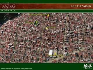 Material preliminar de uso interno. Sujeito a alterações.
 