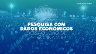 Balanço do São João de Petrolina 2017