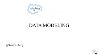 DATA MODELING


@ReidCarlberg
 