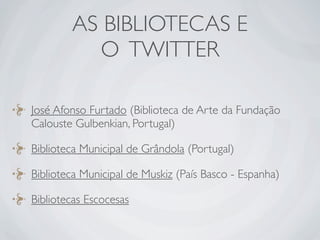 Ferramentas da Web 2.0 em Bibliotecas