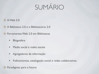 Ferramentas da Web 2.0 em Bibliotecas