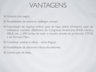 Ferramentas da Web 2.0 em Bibliotecas