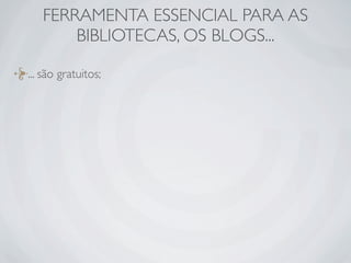 Ferramentas da Web 2.0 em Bibliotecas