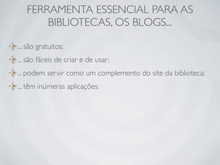 Ferramentas da Web 2.0 em Bibliotecas