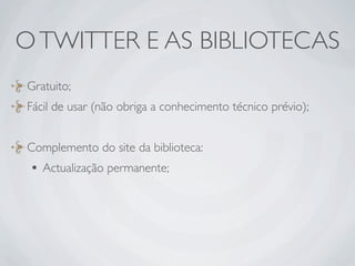 Ferramentas da Web 2.0 em Bibliotecas