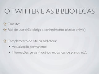 Ferramentas da Web 2.0 em Bibliotecas