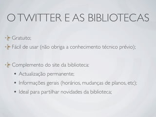 Ferramentas da Web 2.0 em Bibliotecas