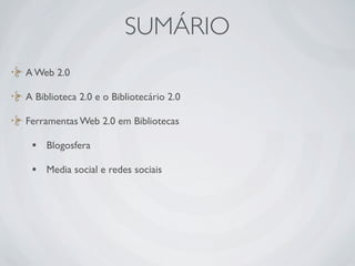 Ferramentas da Web 2.0 em Bibliotecas